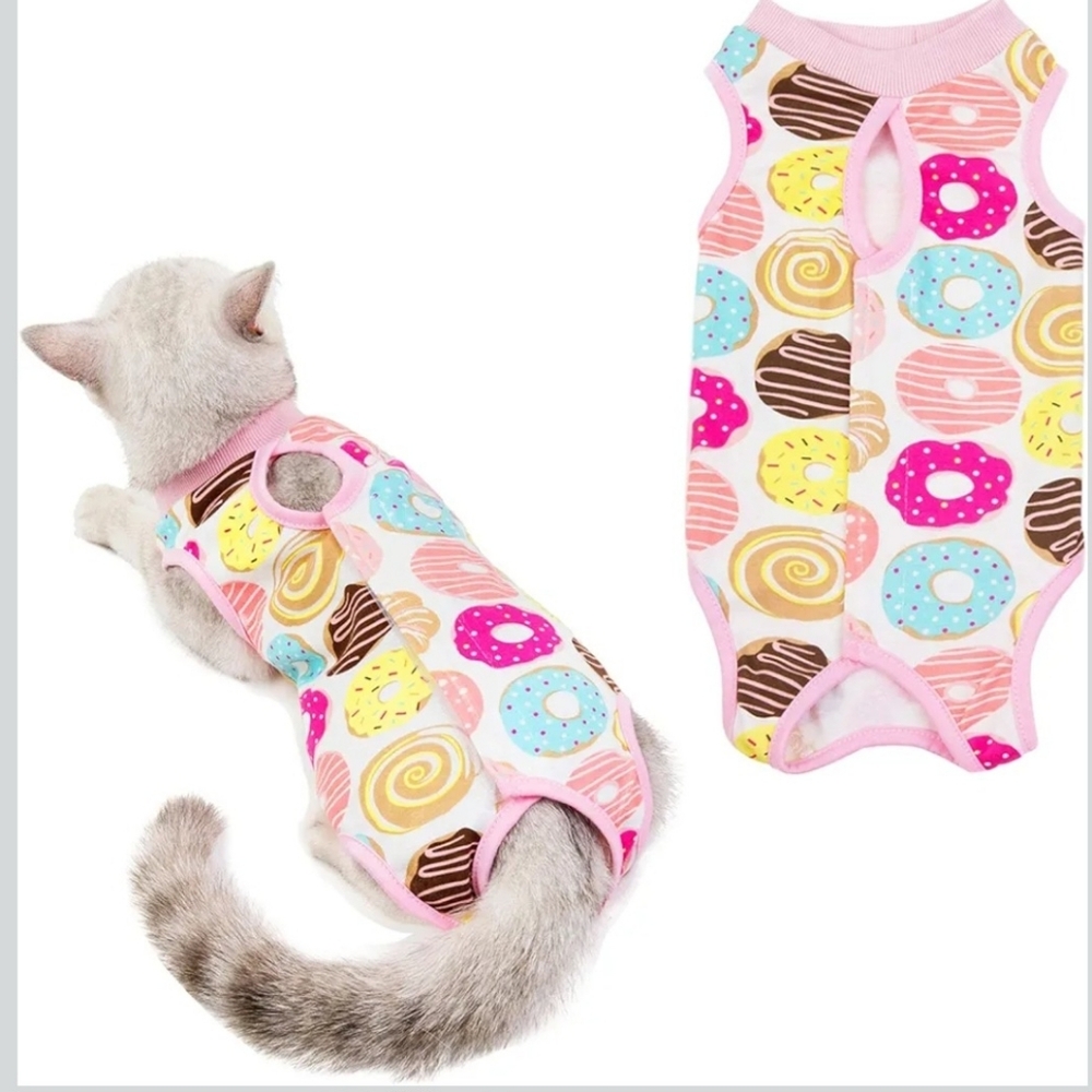 Colorful Pattern Cat/Dog Onesie. SMALL